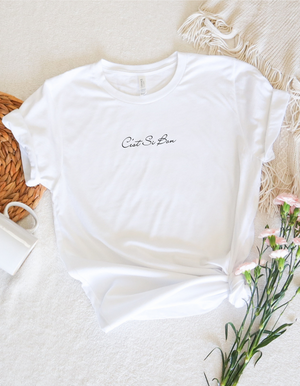 Open image in slideshow, C&#39;est Si Bon Short Sleeve T-Shirt
