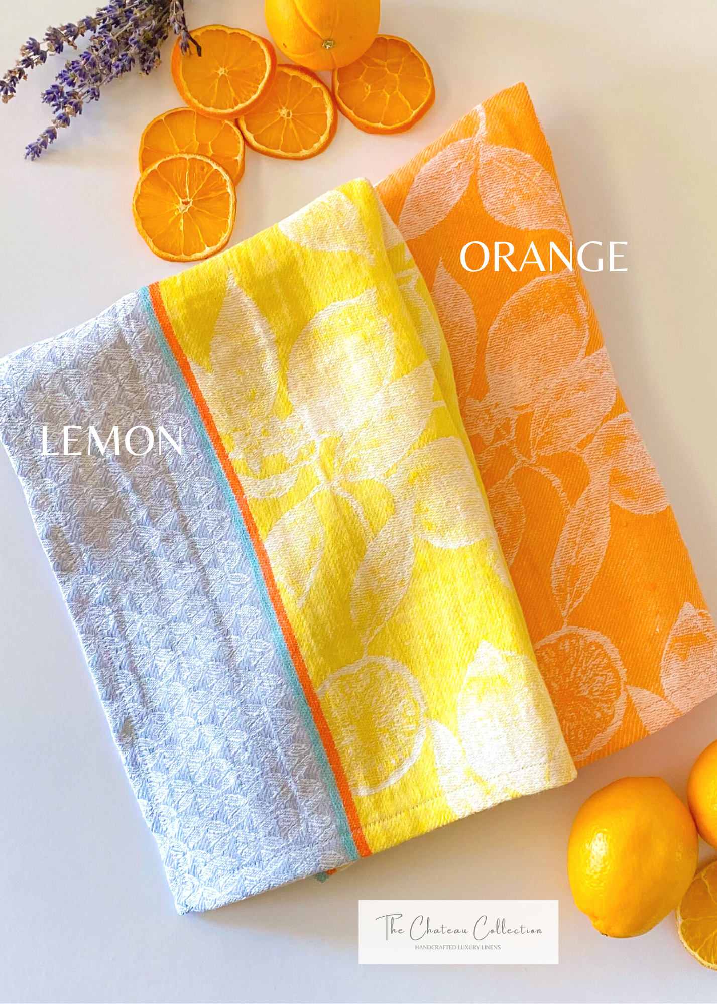 Now Designs Jacquard Tea Towel, Lemons